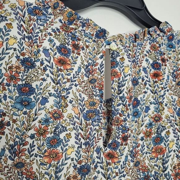 Rose + Olive all over print floral short sleeve plus size casual top size 3x - Picture 3 of 7